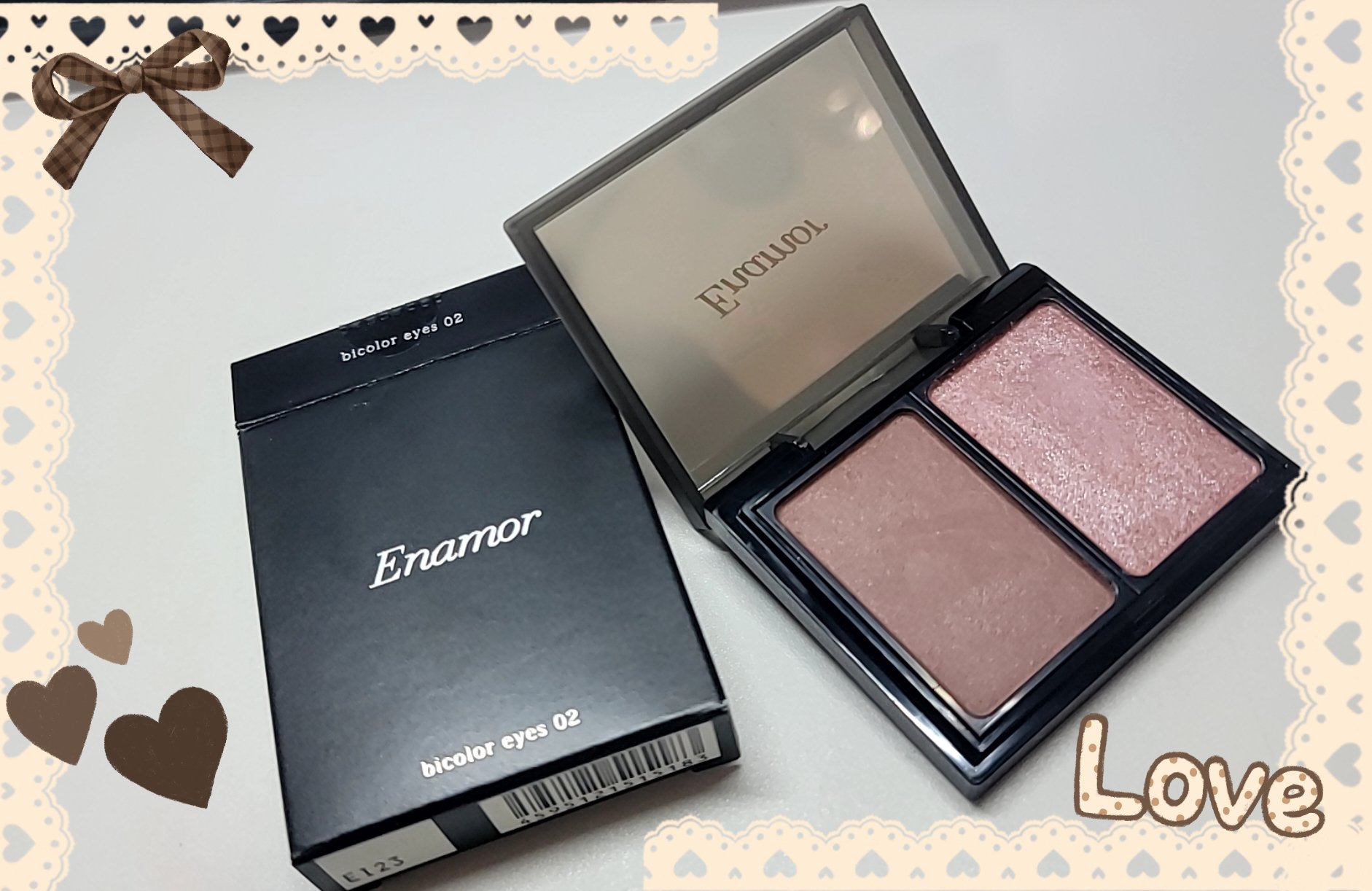 バイカラーアイズ/Enamor/アイシャドウパレットを使ったクチコミ（1枚目）