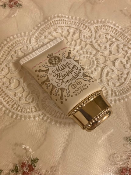 ミルキーラッピングファンデ/MAJOLICA MAJORCA/リキッドファンデーションを使ったクチコミ(1枚目)