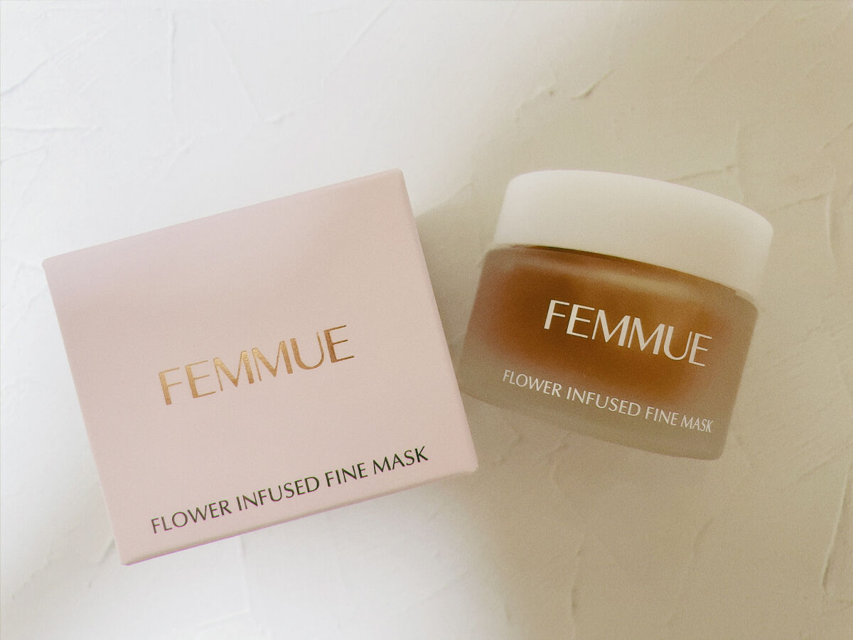 フラワーインフューズド ファインマスク/FEMMUE/洗い流すパック・マスクを使ったクチコミ（3枚目）
