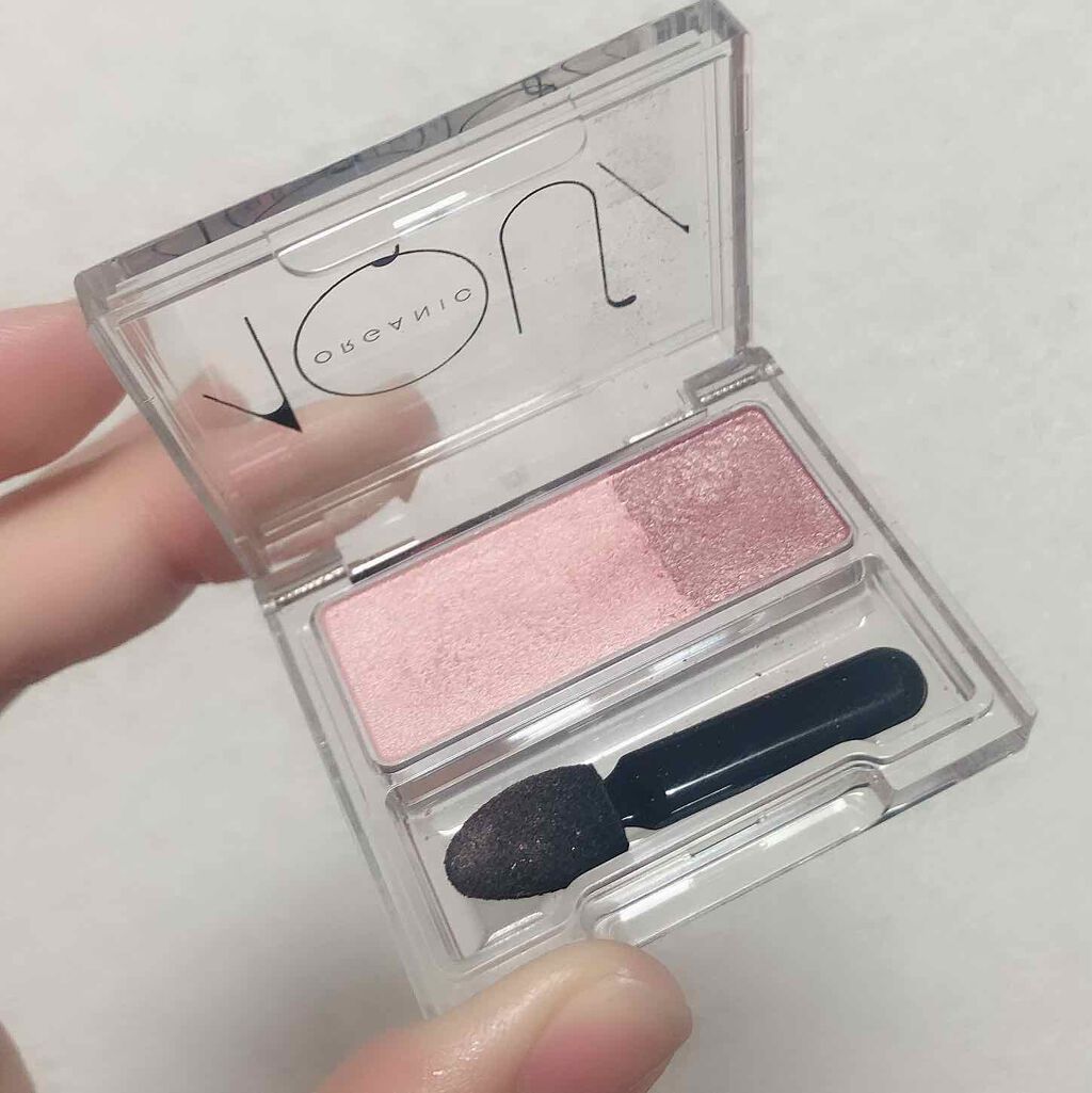 オーガニックデュオシャドー/アクア・アクア/アイシャドウパレットを使ったクチコミ(2枚目)