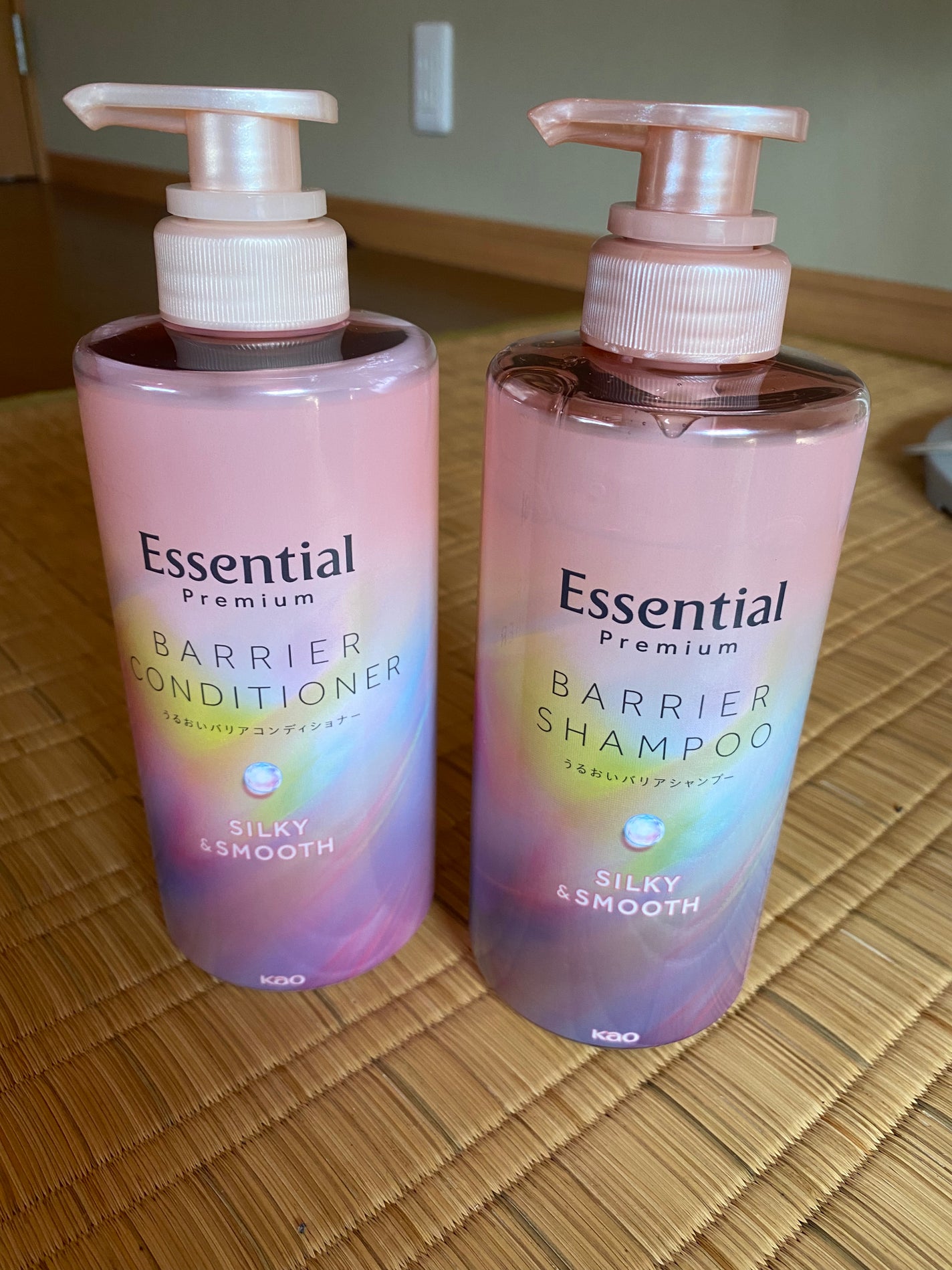 エッセンシャルプレミアム バリアシャンプー・コンディショナー シルキー&スムース/エッセンシャル/市販シャンプーを使ったクチコミ(1枚目)