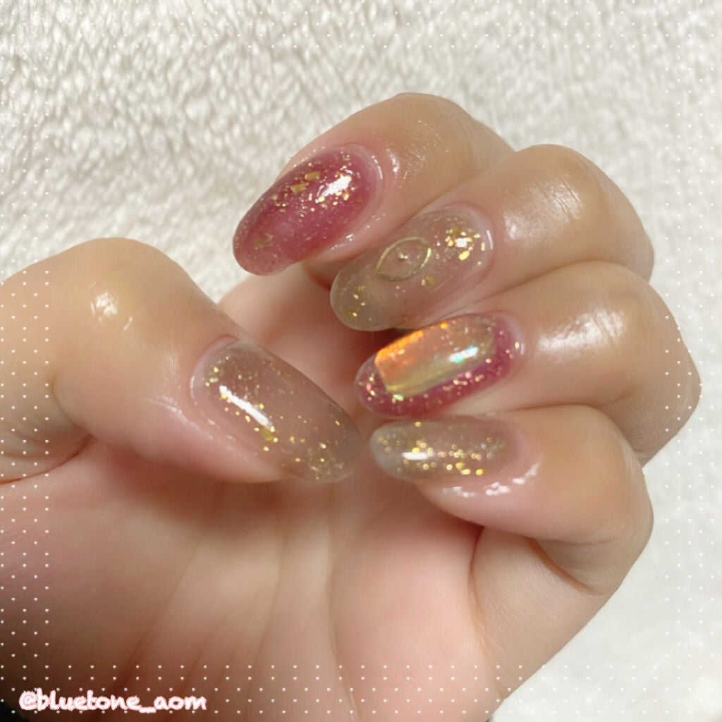 ジェルネイル(ライト対応)/セリア/ジェルネイルを使ったクチコミ(3枚目)