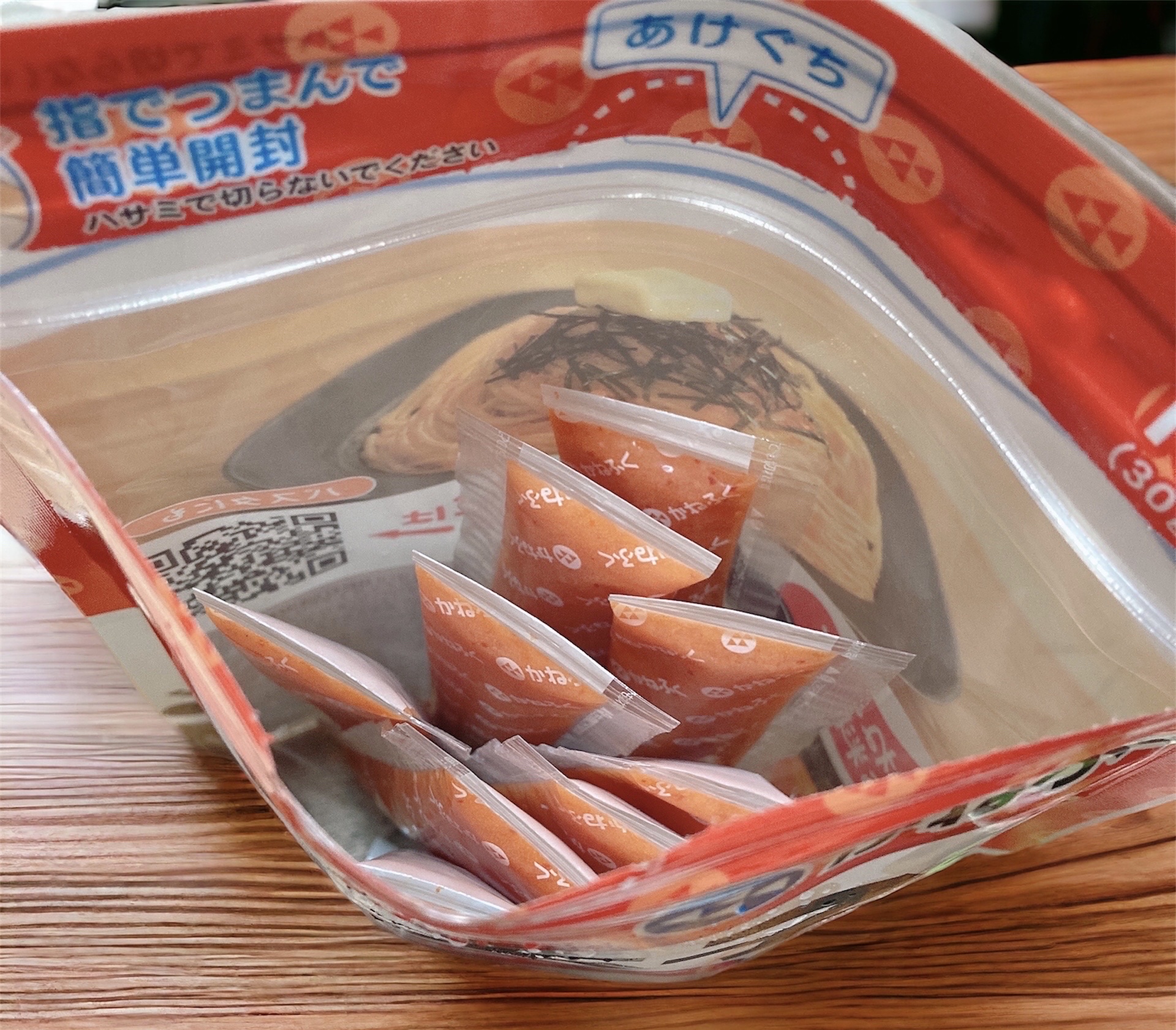 明太子スティック/かねふく/食品を使ったクチコミ（2枚目）