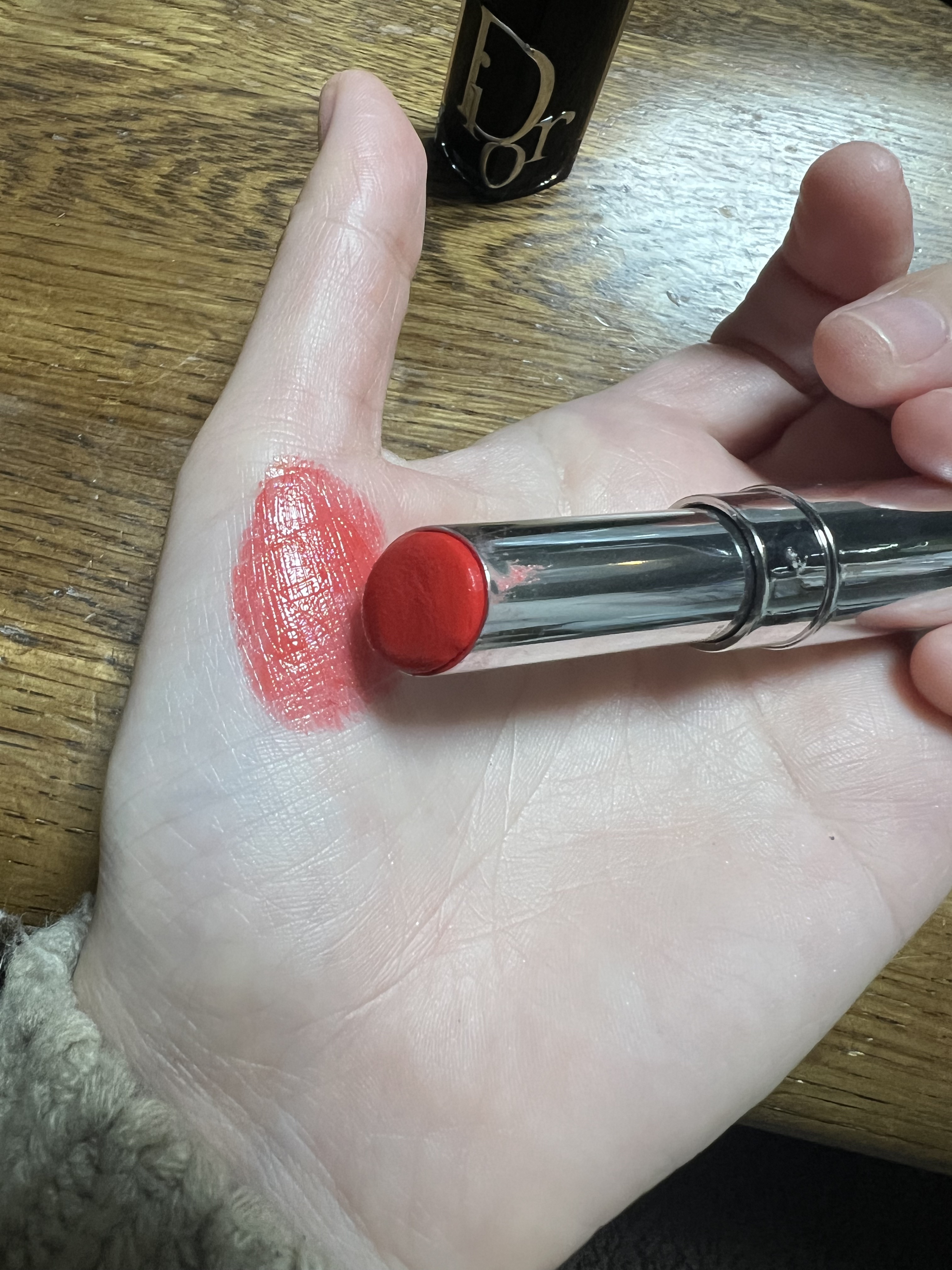 ディオール アディクト リップスティック 744ディオラマ/Dior/口紅を使ったクチコミ（2枚目）