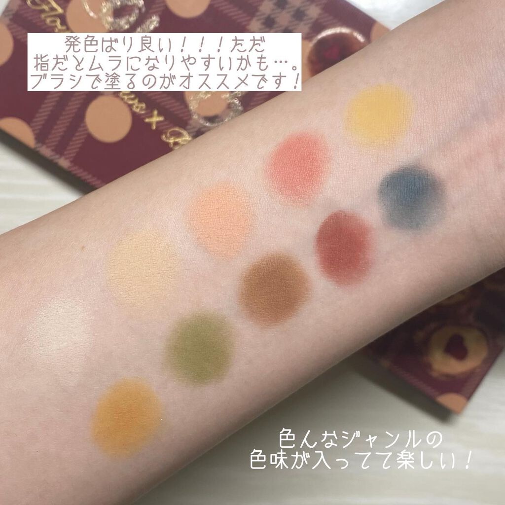 Love Bear 10色アイシャドウパレット/FlowerKnows/アイシャドウパレットを使ったクチコミ(3枚目)