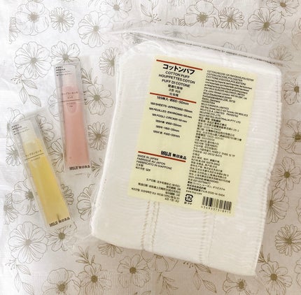 コットンパフ/無印良品/コットンを使ったクチコミ(7枚目)