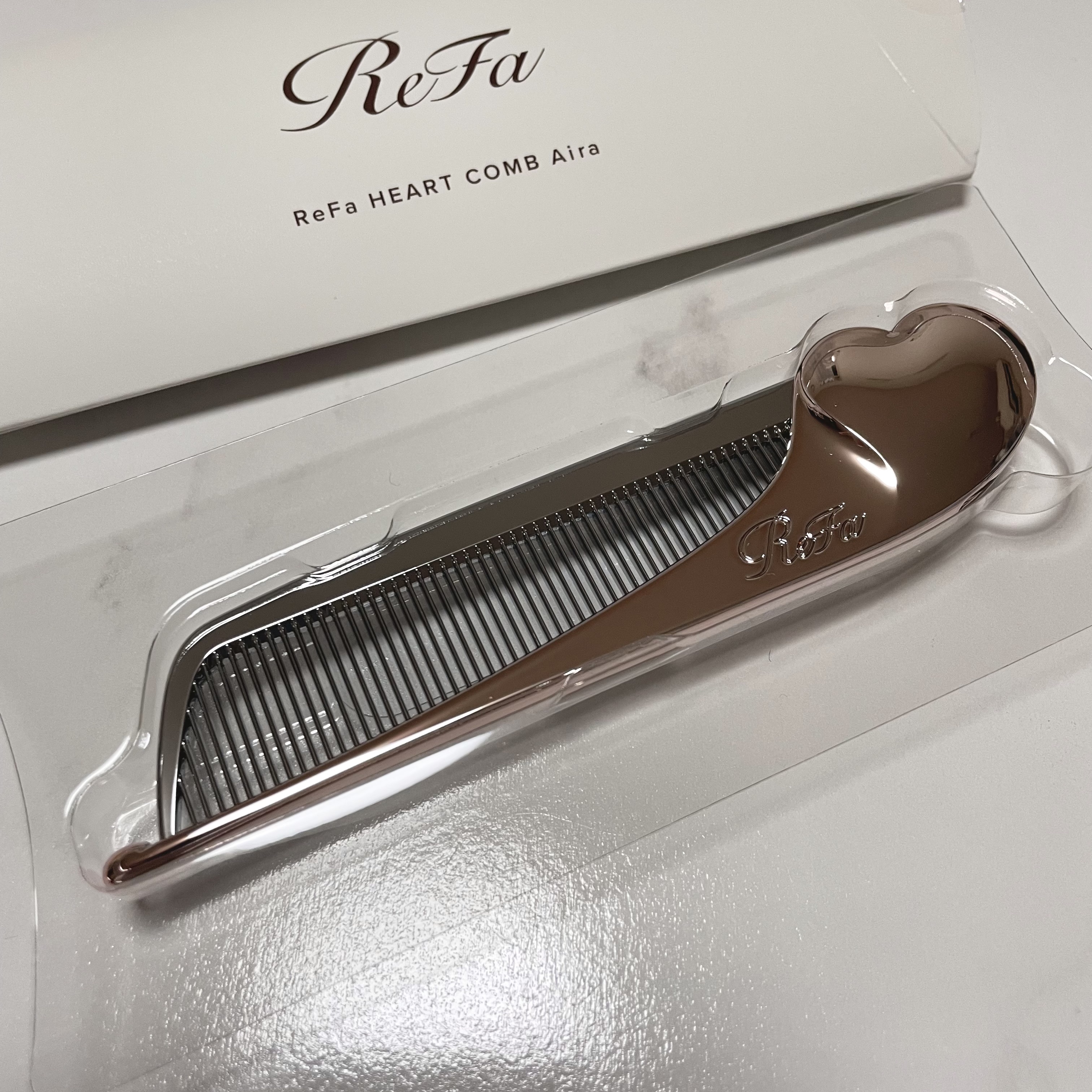 ReFa HEART COMB Aira/ReFa/ヘアコームを使ったクチコミ（1枚目）