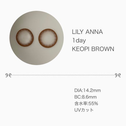 LILY ANNA/LILY ANNA/カラーコンタクトレンズを使ったクチコミ(2枚目)