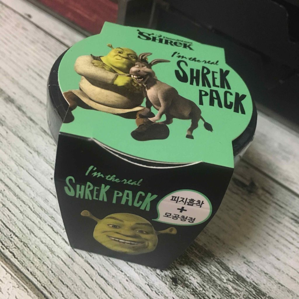 アイムザリアル シュレックパック/Olive Young/洗い流すパック・マスクを使ったクチコミ（2枚目）