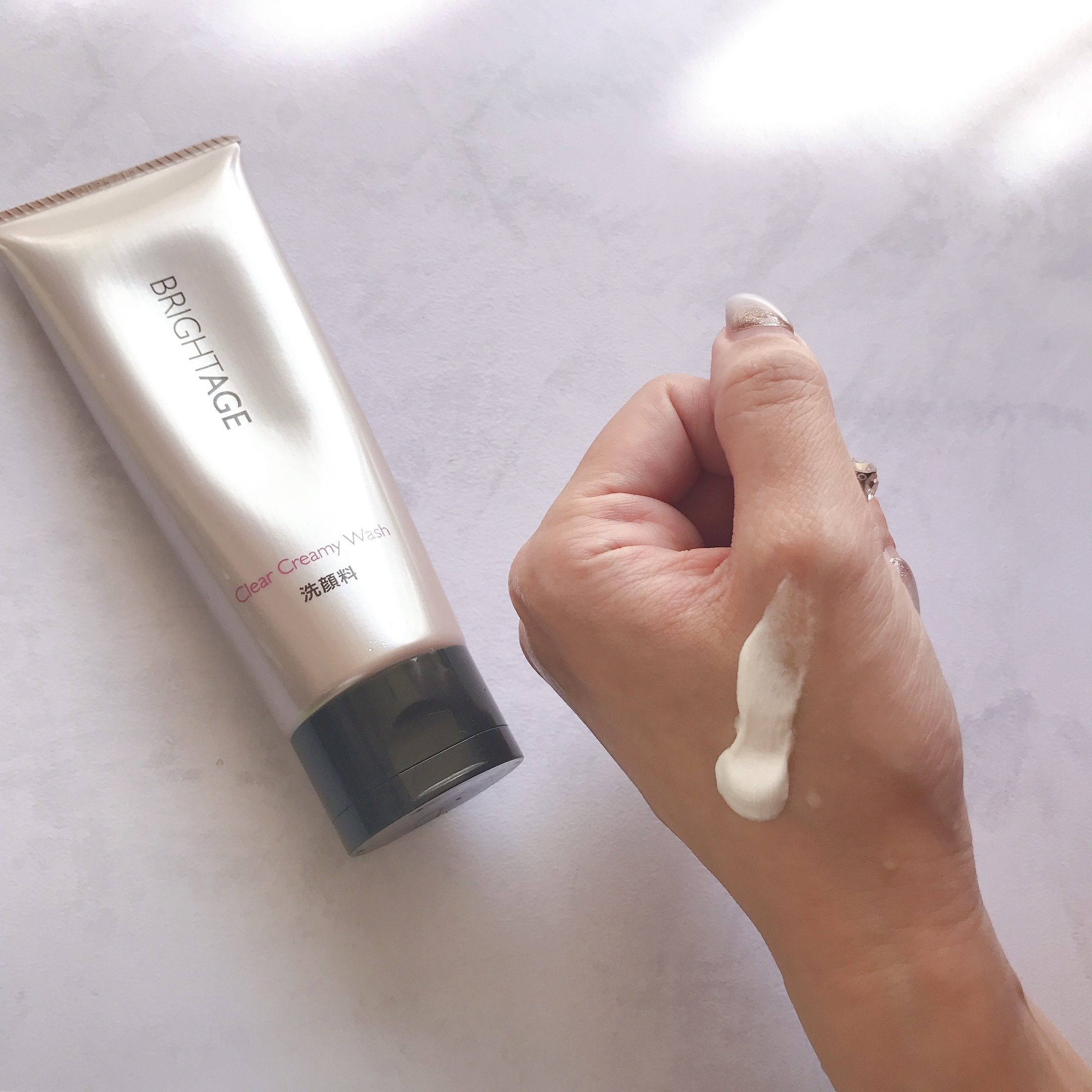 クリア クリーミーウォッシュ/BRIGHTAGE/洗顔フォームを使ったクチコミ（3枚目）