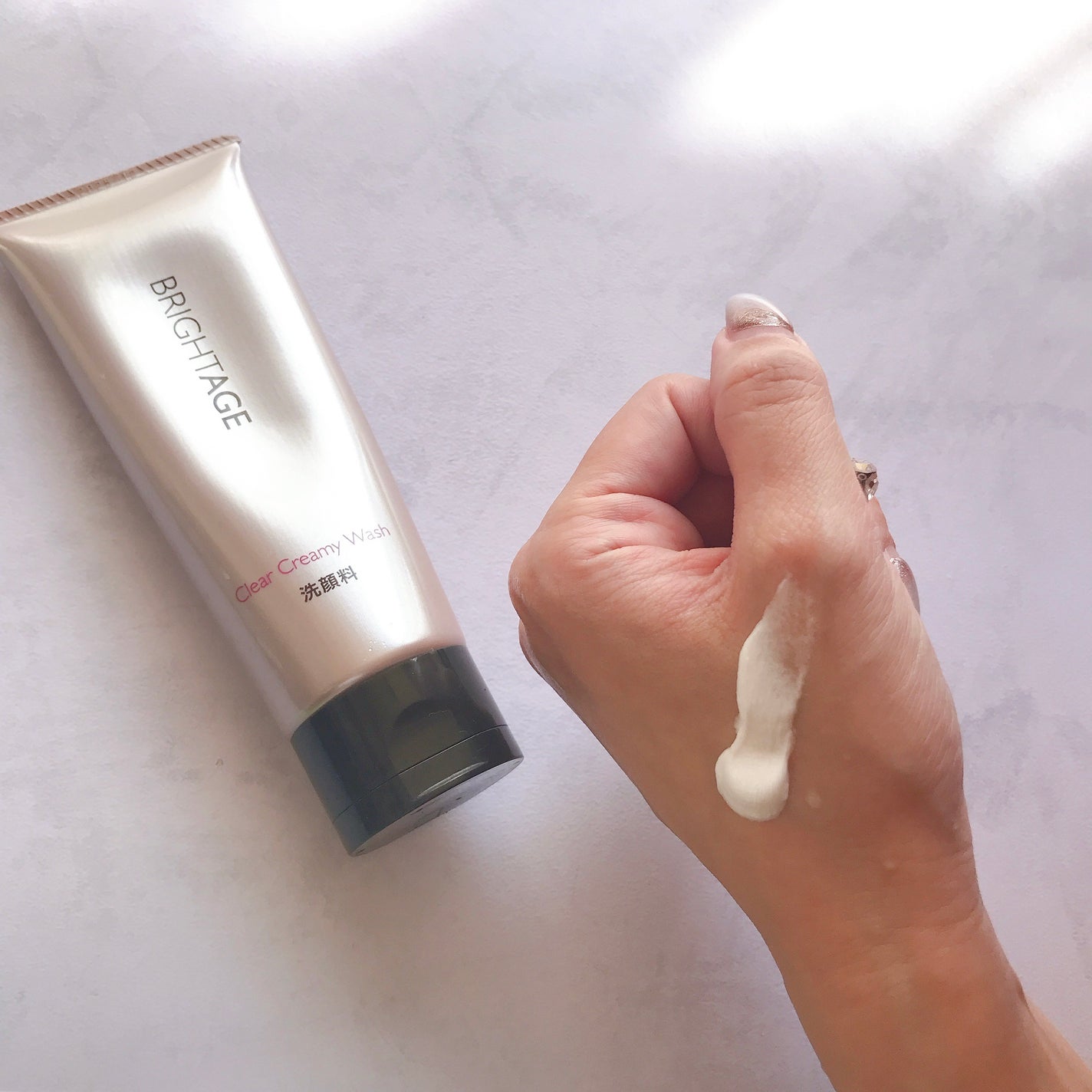クリア クリーミーウォッシュ/BRIGHTAGE/洗顔フォームを使ったクチコミ(3枚目)