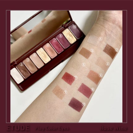 プレイカラー アイシャドウ/ETUDE/アイシャドウパレットを使ったクチコミ(3枚目)