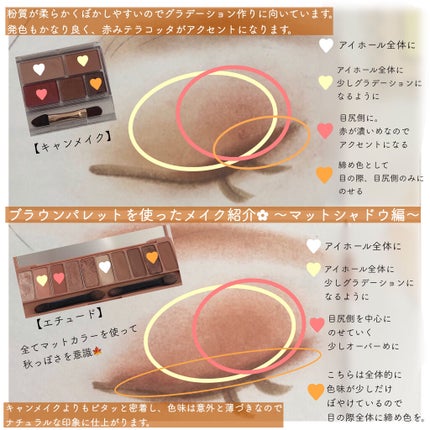 パーフェクトマルチアイズ/キャンメイク/アイシャドウパレットを使ったクチコミ(4枚目)