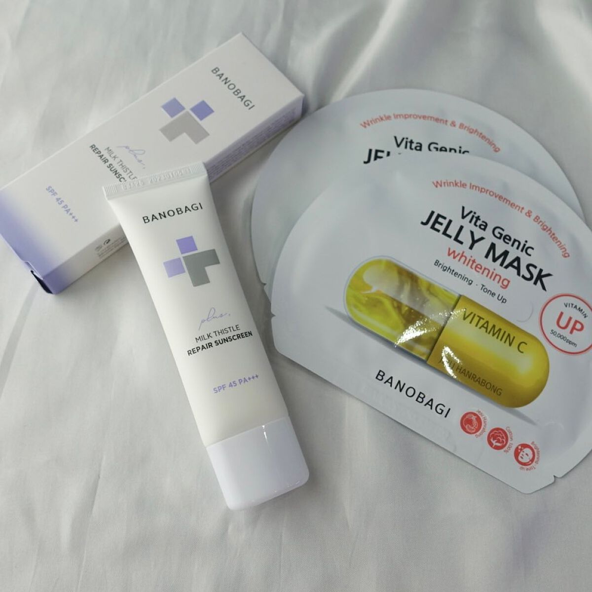 ミルクシスルリペアシカサンスクリーンプラス/BANOBAGI/日焼け止めミルクを使ったクチコミ（2枚目）