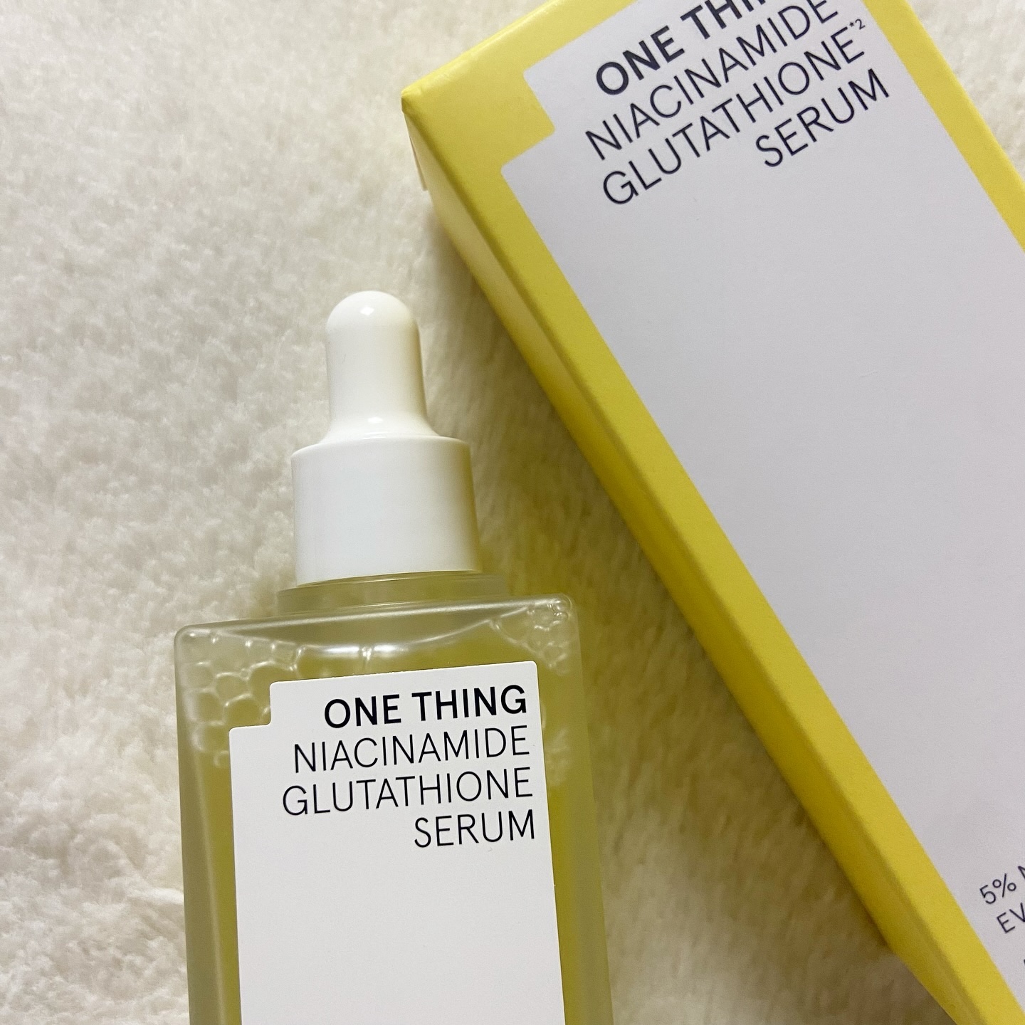 ナイアシンアミドグルタチオンセラム/ONE THING/美容液を使ったクチコミ（2枚目）