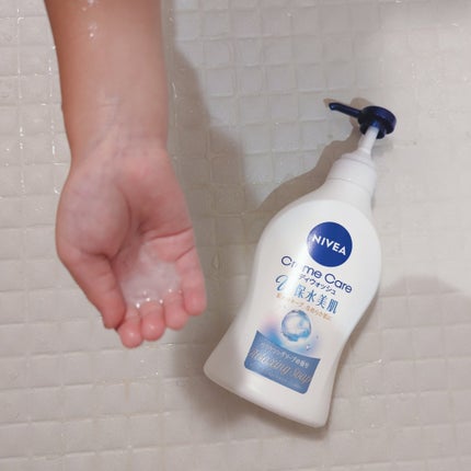 クリームケア ボディウォッシュ W保水美肌 リラクシングソープの香り/ニベア/ボディソープを使ったクチコミ(4枚目)