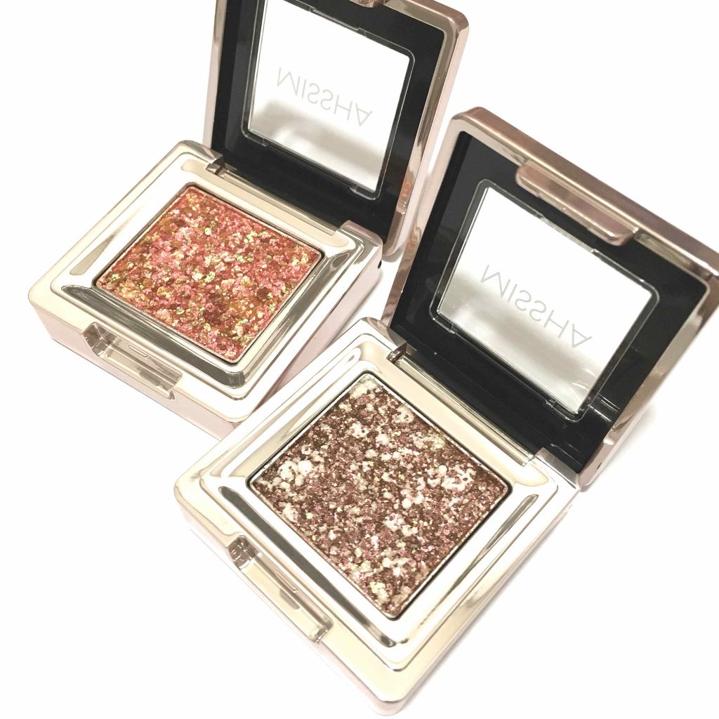 グリッタープリズム シャドウ/MISSHA/グリッターを使ったクチコミ（2枚目）