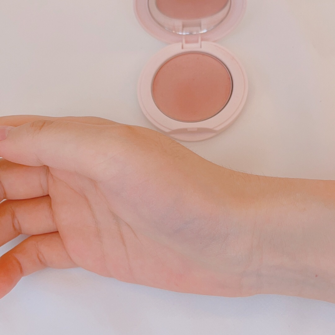 SNIDEL スキン グロウ ブラッシュ EX01 Mistique Pink/SNIDEL BEAUTY/パウダーチークを使ったクチコミ（2枚目）