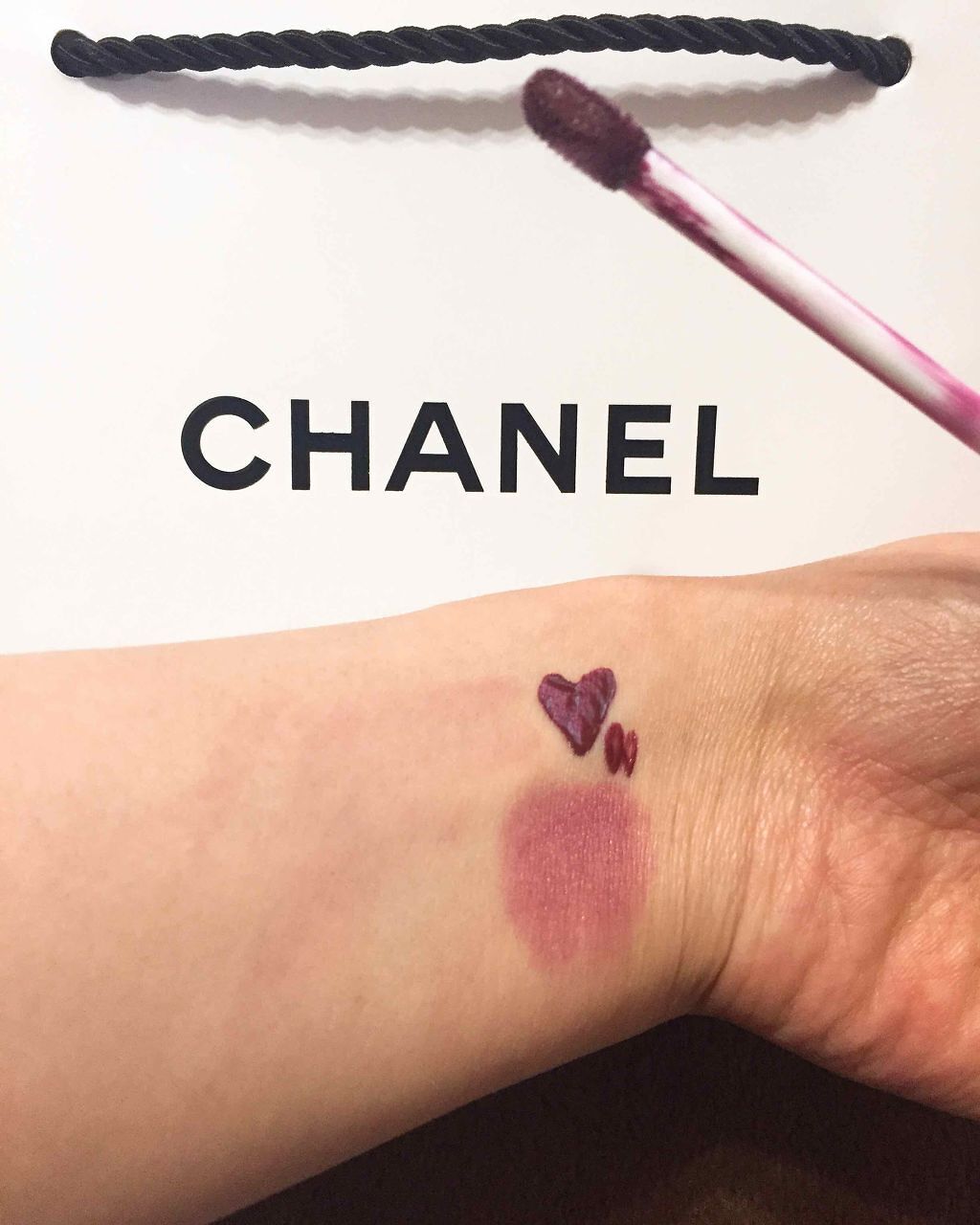 ルージュ ココ リップ ブラッシュ 420	バーニング ベリー/CHANEL/口紅を使ったクチコミ（2枚目）