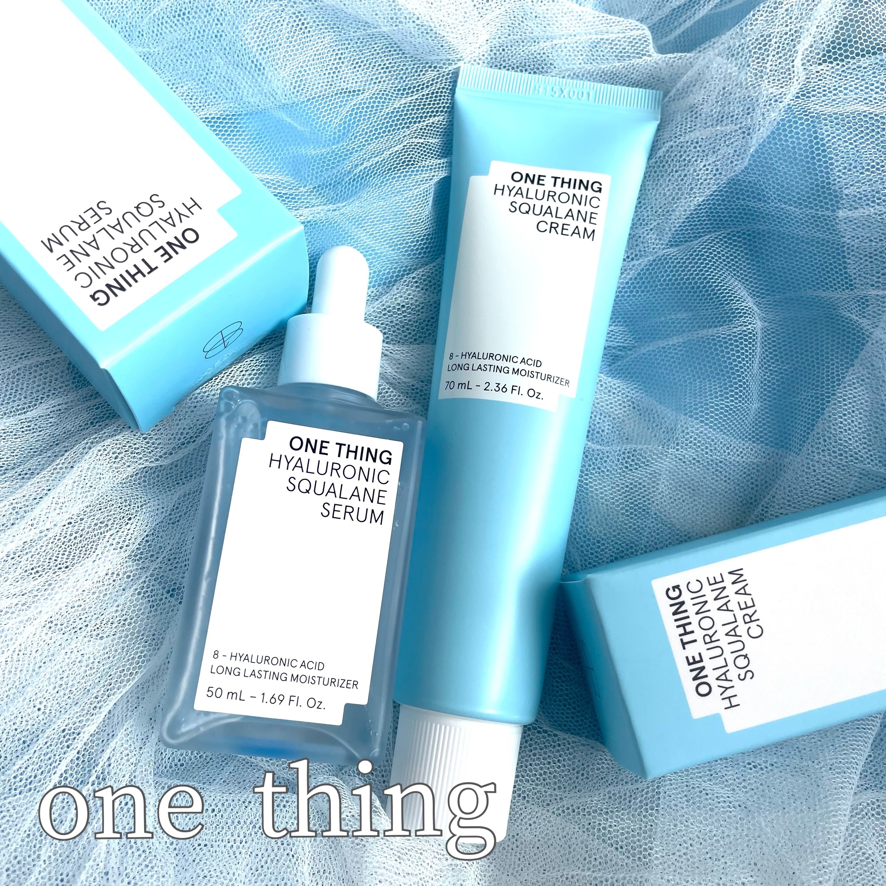 ヒアルロニックスクワランクリーム/ONE THING/フェイスクリームを使ったクチコミ（1枚目）