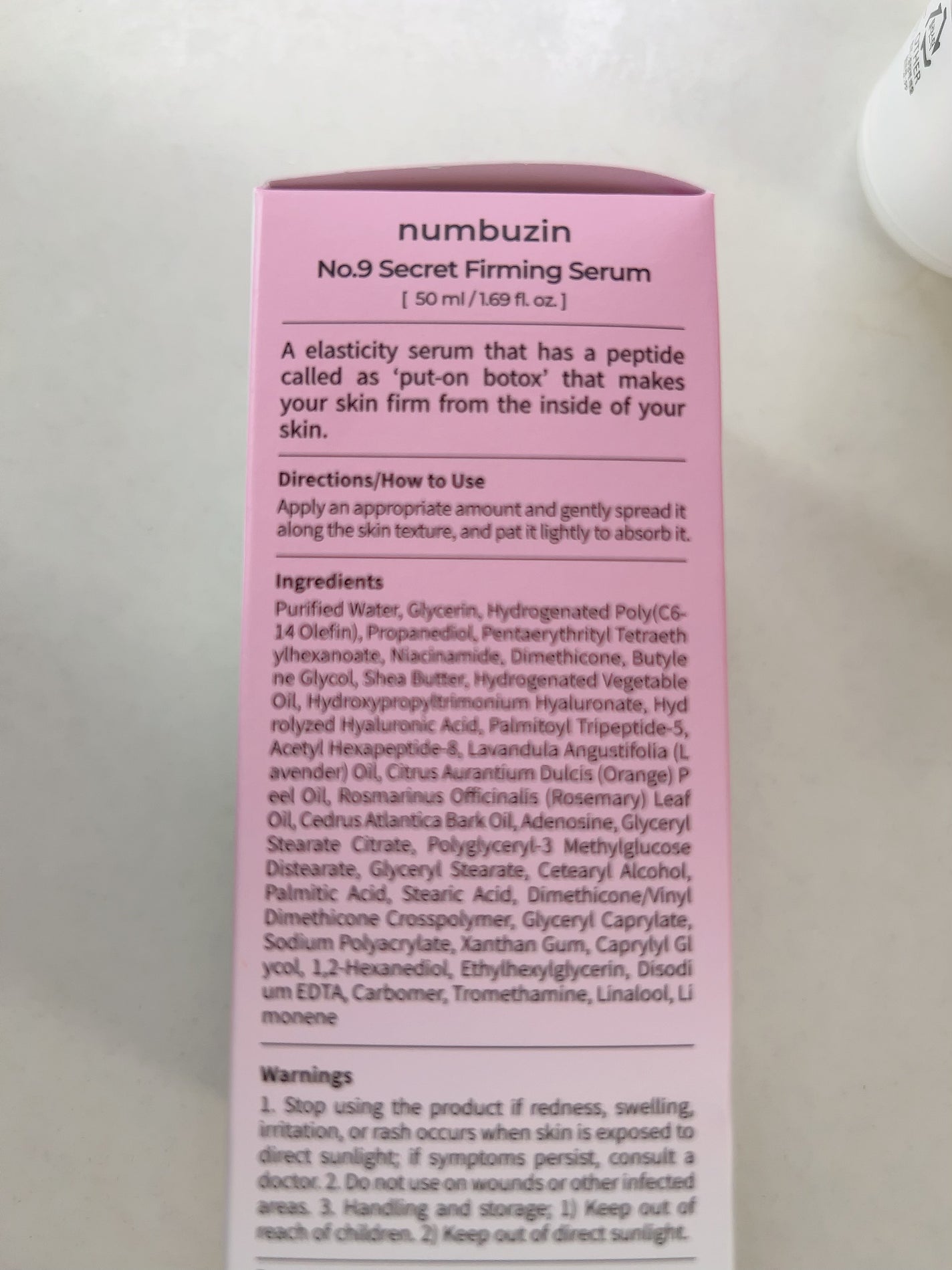 9番 ハリケア秘密セラム/numbuzin/美容液を使ったクチコミ(2枚目)