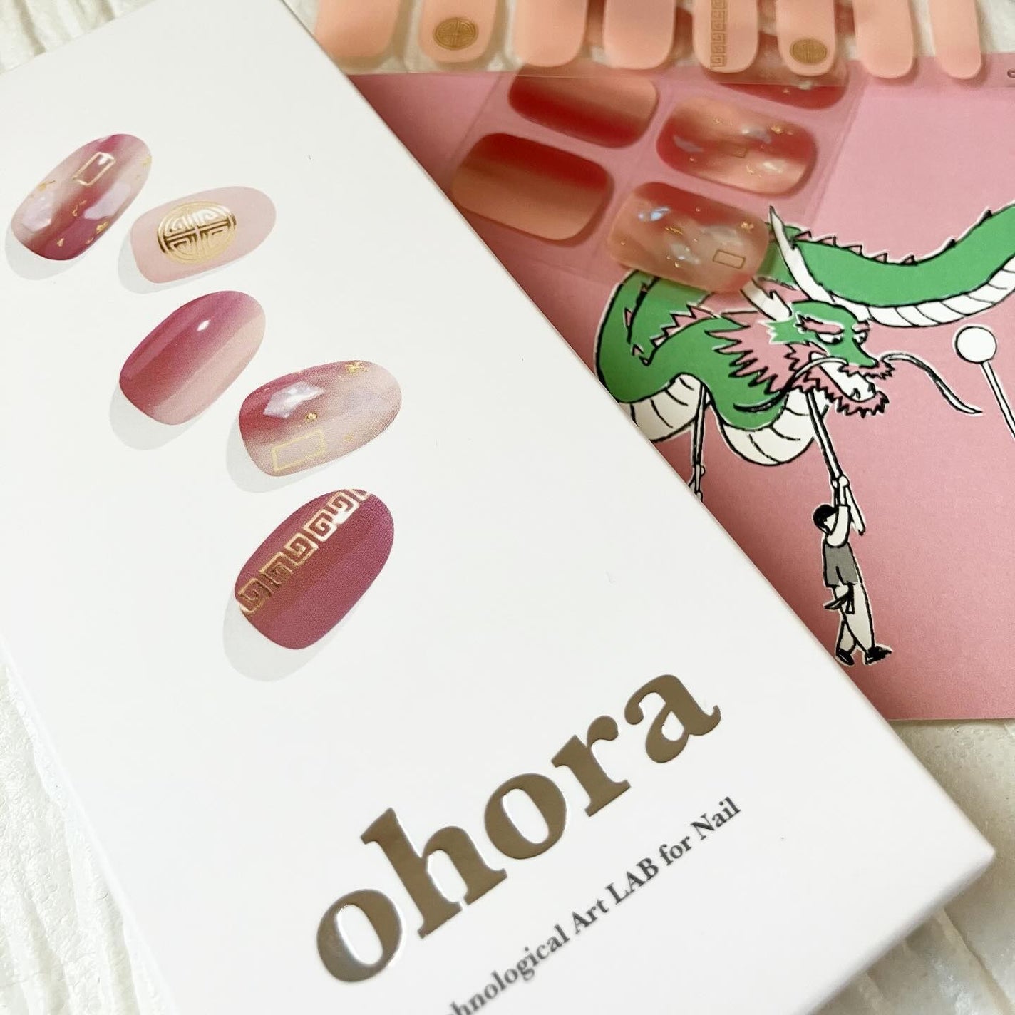 セミキュアジェルネイル(ハンド)/ohora/ネイルシールを使ったクチコミ(1枚目)