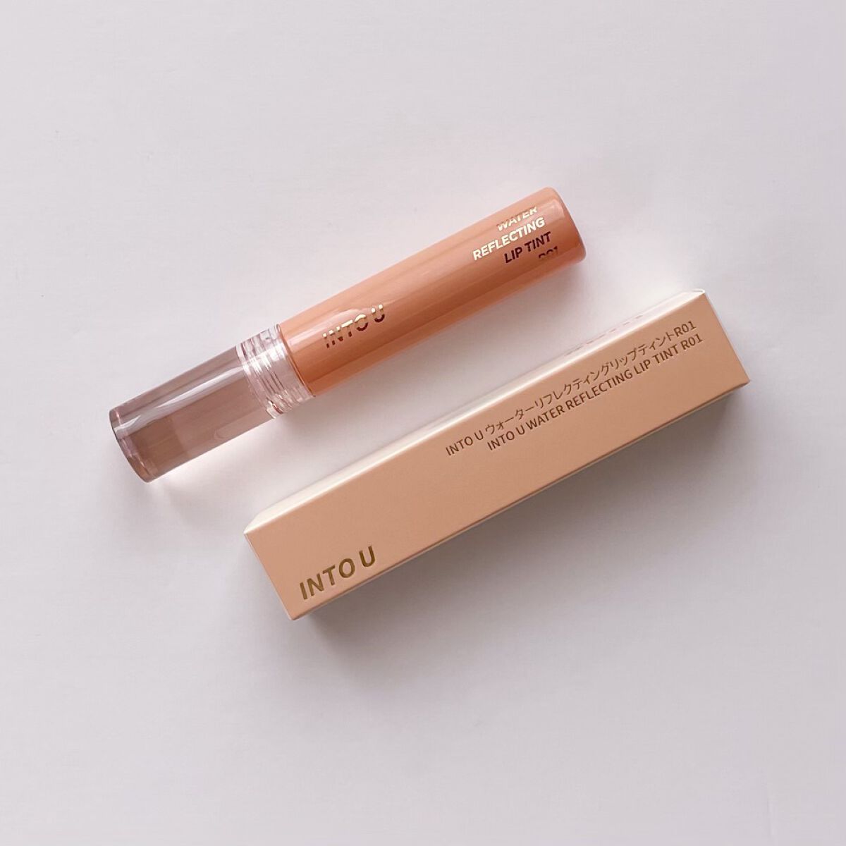 ウォーターリフレクティングリップティント/INTO U/リップティントを使ったクチコミ(1枚目)