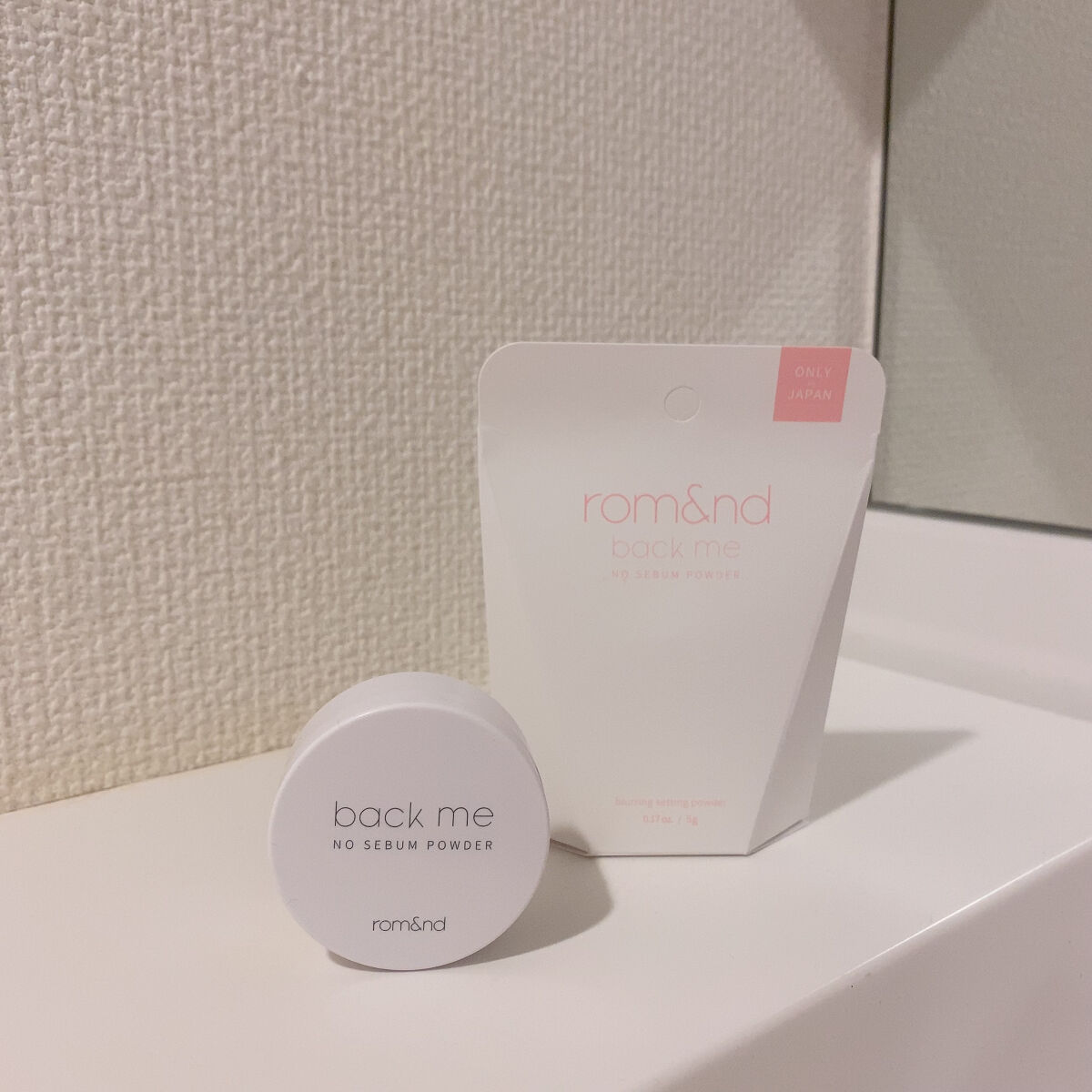 バックミーノーセバムパウダー/rom&nd/ルースパウダーを使ったクチコミ（1枚目）