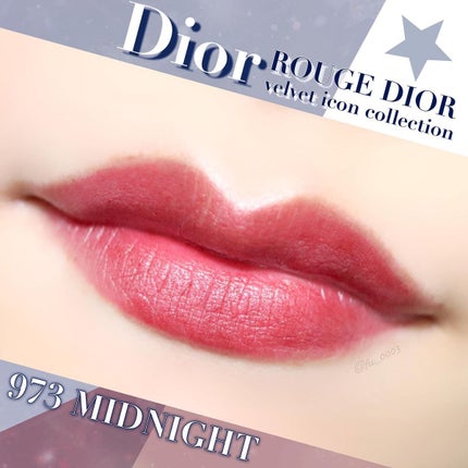ルージュ ディオール 973 ミッドナイト ベルベット(生産終了)/Dior/口紅の画像