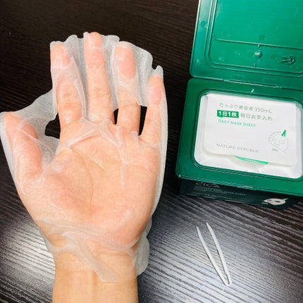 グリーンダーマCICA デイリーシートマスク/ネイチャーリパブリック/シートマスク・パックを使ったクチコミ(2枚目)