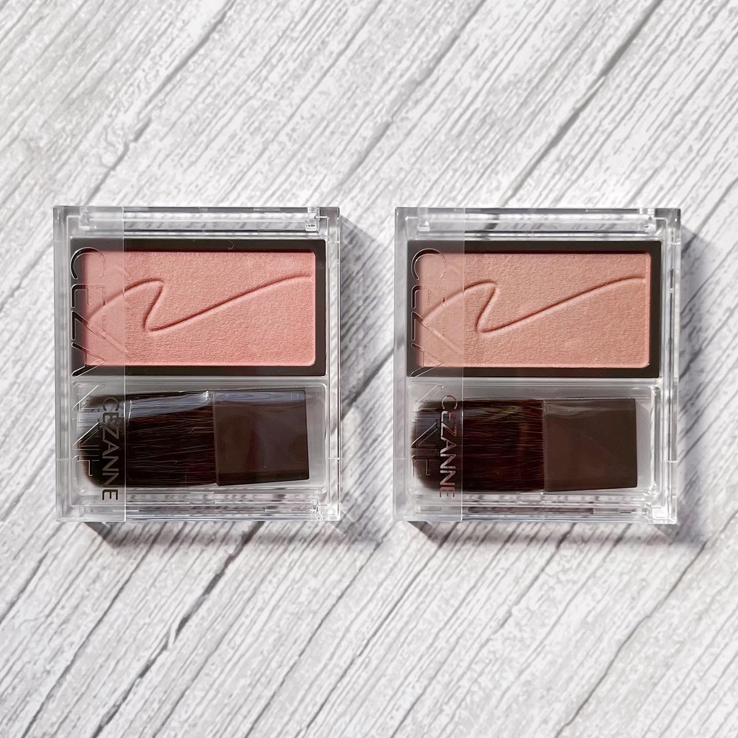 チークブラッシュ/CEZANNE/パウダーチークを使ったクチコミ（2枚目）