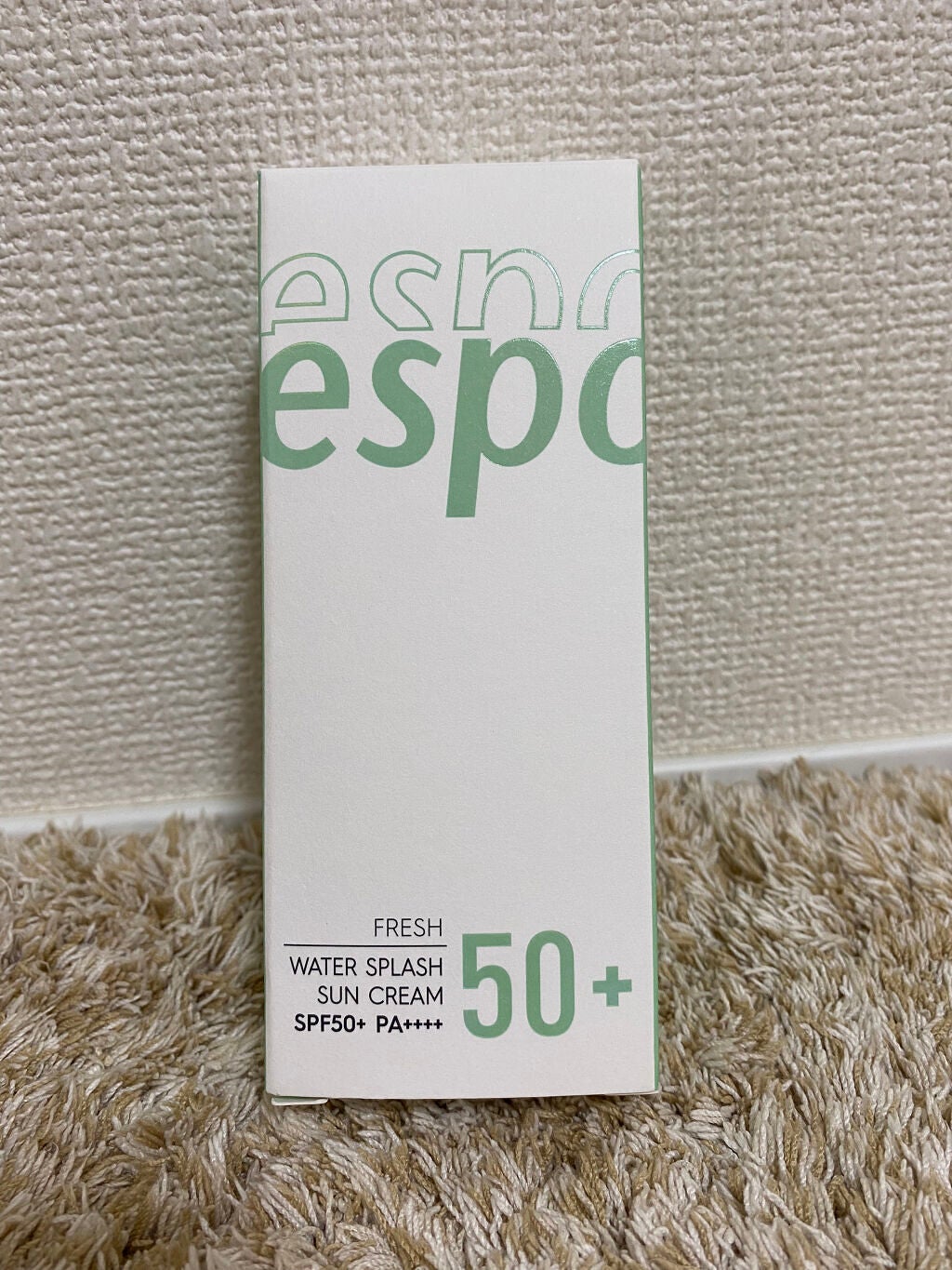 ウォータースプラッシュサンクリーム/espoir/日焼け止め・UVケアを使ったクチコミ(1枚目)