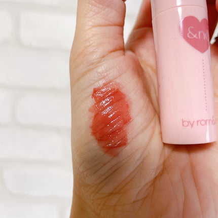 アンドバイロムアンド グラッシーボムティント/&nd by rom&nd/リップティントを使ったクチコミ(4枚目)