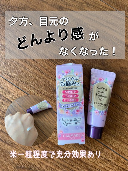 ラスティングマルチアイベース WP/キャンメイク/アイシャドウベースを使ったクチコミ(1枚目)