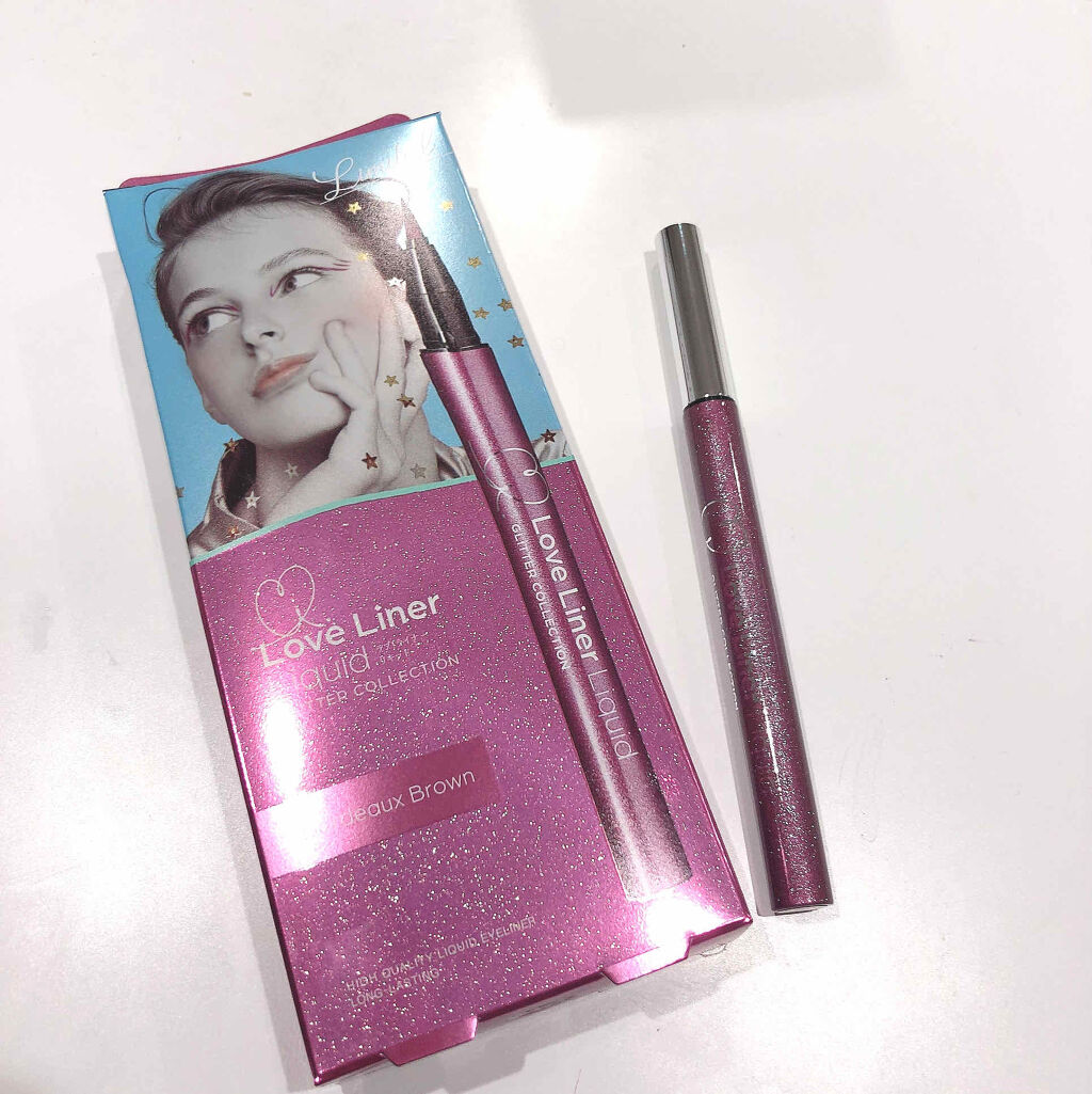 ラブ・ライナー リキッド グリッターコレクション/ラブ・ライナー/リキッドアイライナーを使ったクチコミ（1枚目）