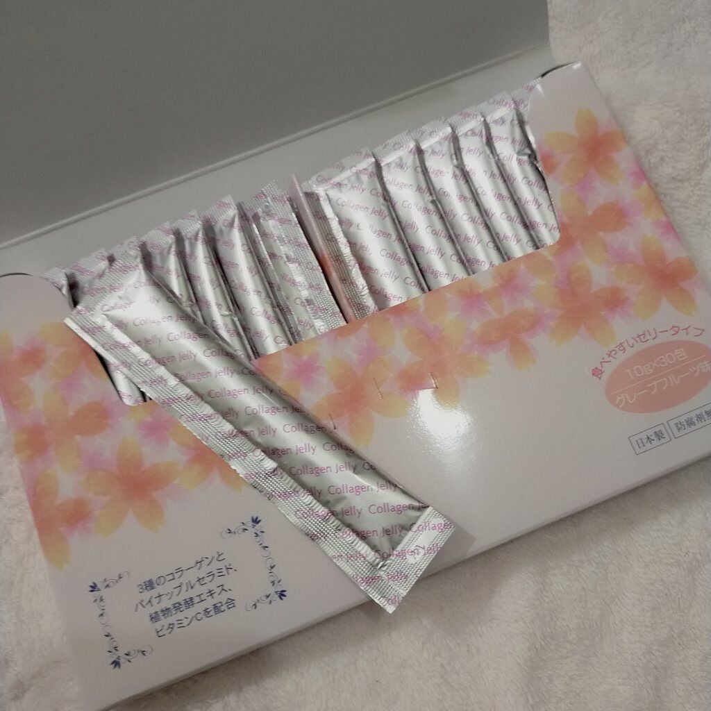 スリーステップコラーゲンゼリー/きめやか美研/美容サプリメントを使ったクチコミ(2枚目)