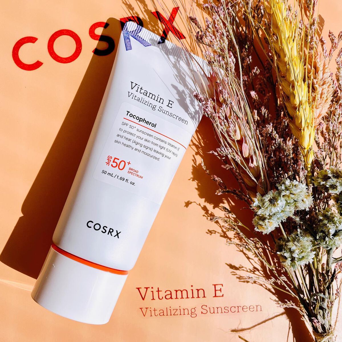 ビタミンEバイタライジングUVクリーム　SFP50＋/COSRX/日焼け止めクリームを使ったクチコミ（1枚目）