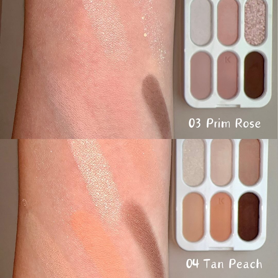 フォーエバー6アイパレット/Laka/アイシャドウパレットを使ったクチコミ(7枚目)