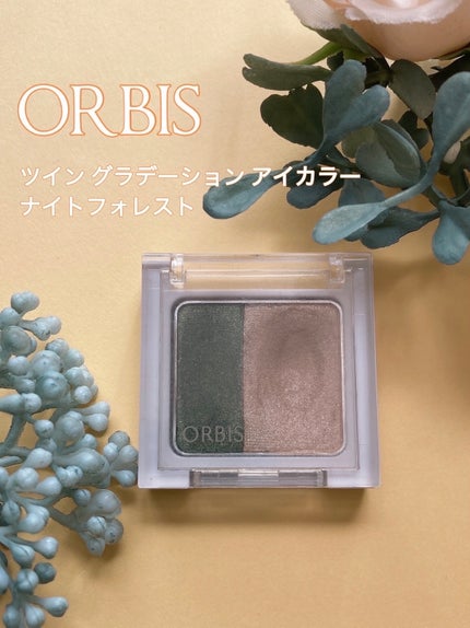 ツイングラデーションアイカラー/オルビス/アイシャドウパレットを使ったクチコミ(1枚目)