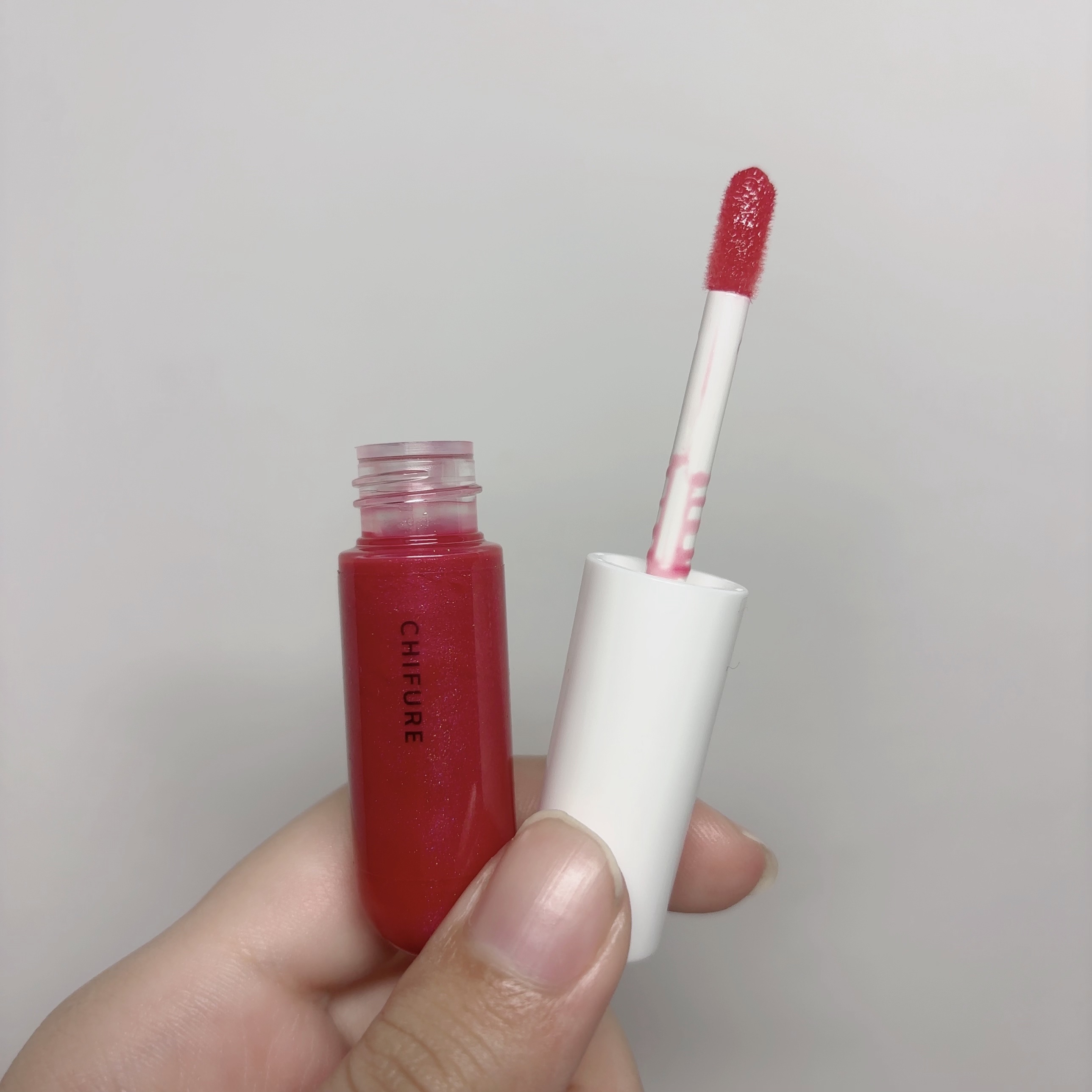 リップ ジェル 213 ローズ系パール/ちふれ/リップグロスを使ったクチコミ（2枚目）