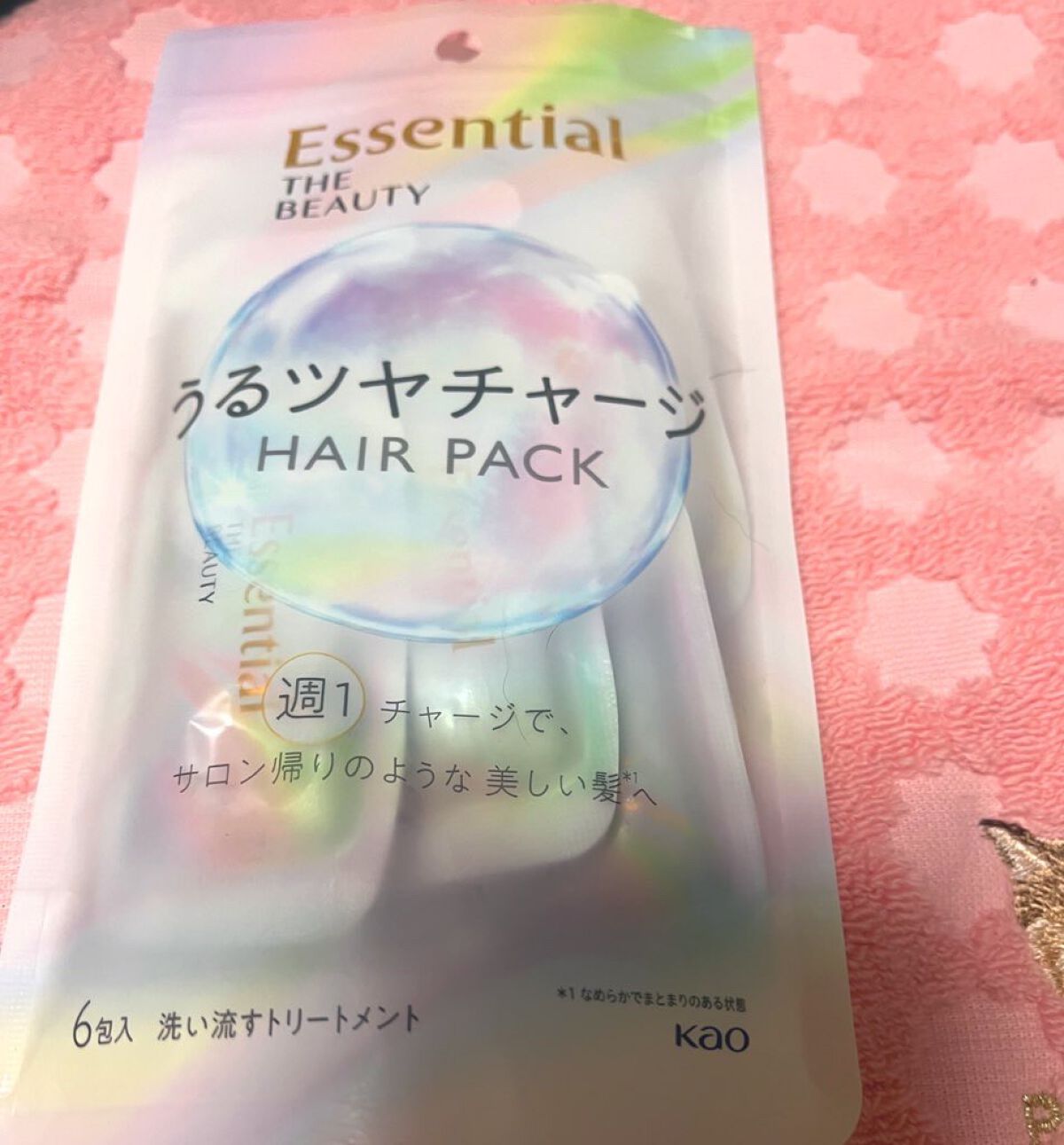 ザビューティ うるツヤチャージヘアパック/エッセンシャル/ヘアマスク・ヘアパックを使ったクチコミ(1枚目)