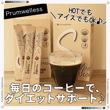 ＼毎日のコーヒーで、ダイエットサポート♪／

Prumwelless（プルムウェルネス）
Salpelacano
ダイエットコーヒー
30包 x 2セット
4,390円→2,840円（Qoo10メガ割価