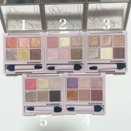 オーラクリエイション/BLEND BERRY/アイシャドウパレットを使ったクチコミ(4枚目)