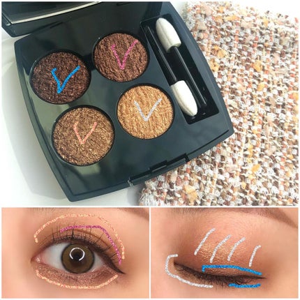 レ キャトル オンブル ツイード/CHANEL/アイシャドウパレットを使ったクチコミ(4枚目)