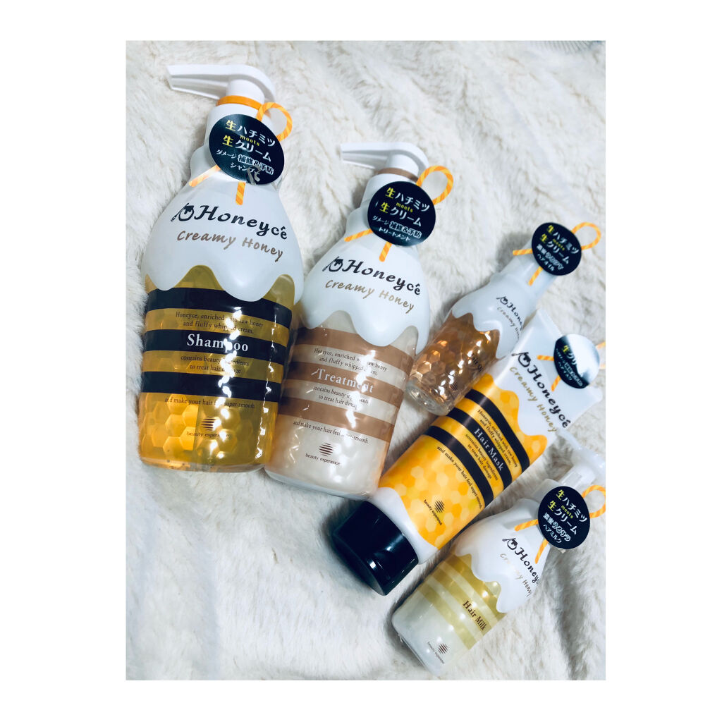 クリーミーハニー ヘアミルク/ハニーチェ/ヘアミルクを使ったクチコミ（2枚目）