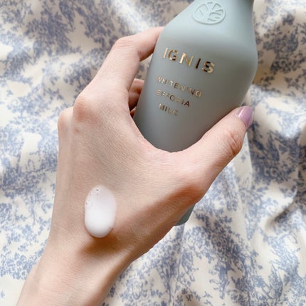 あずみ♡投稿ある方インスタもフォロバ♡のクチコミ「イグニスのホワイトニングエフフォーリアミルクを
ようやくゲットしました。
昔からアルビオンの.....」(2枚目)