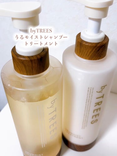 byTREES うるモイストシャンプー／トリートメントのクチコミ「⭐️byTREES うるモイストシャンプー／トリートメント

ボトルのデザインがおしゃれで目を.....」（2枚目）