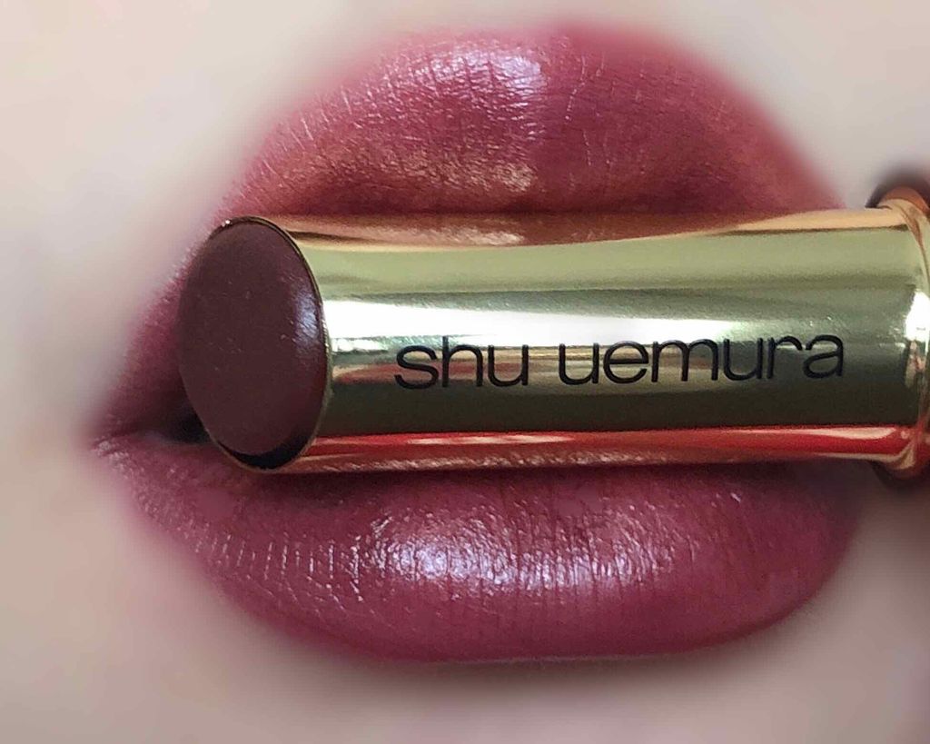 ルージュ アンリミテッド マット/shu uemura/口紅を使ったクチコミ（3枚目）