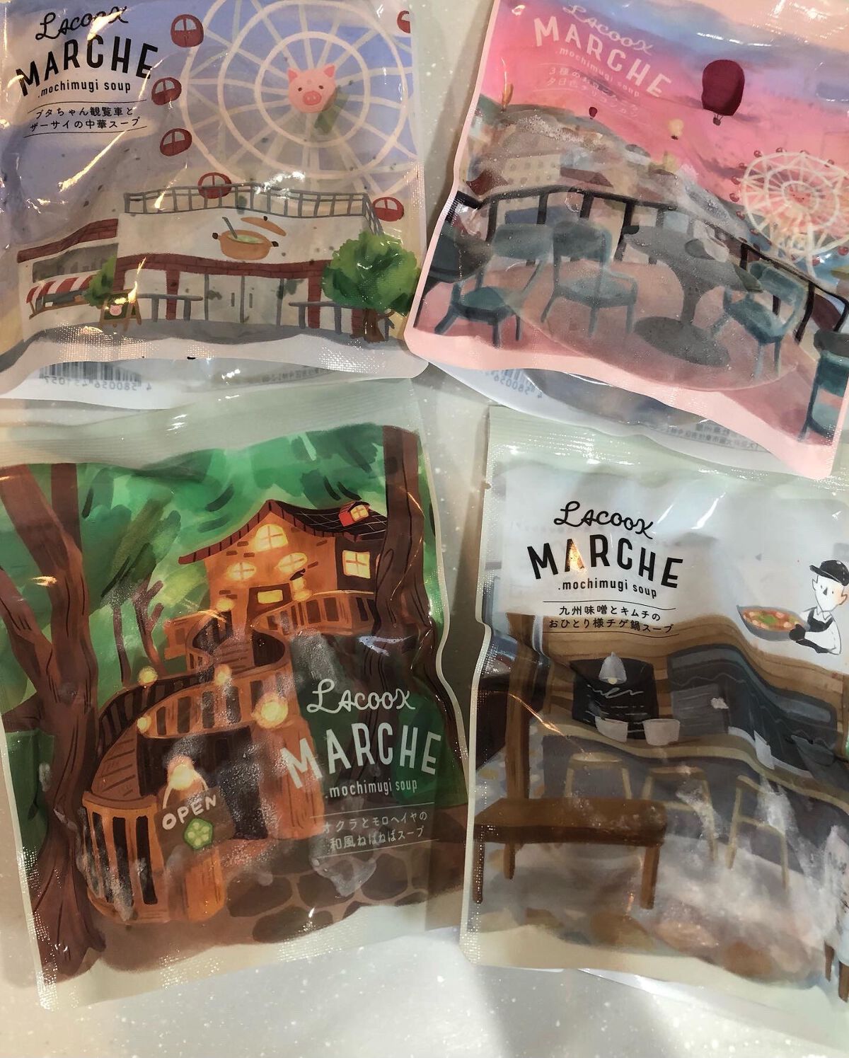 もち麦スープ/ラコックマルシェ/低糖質食品を使ったクチコミ(5枚目)
