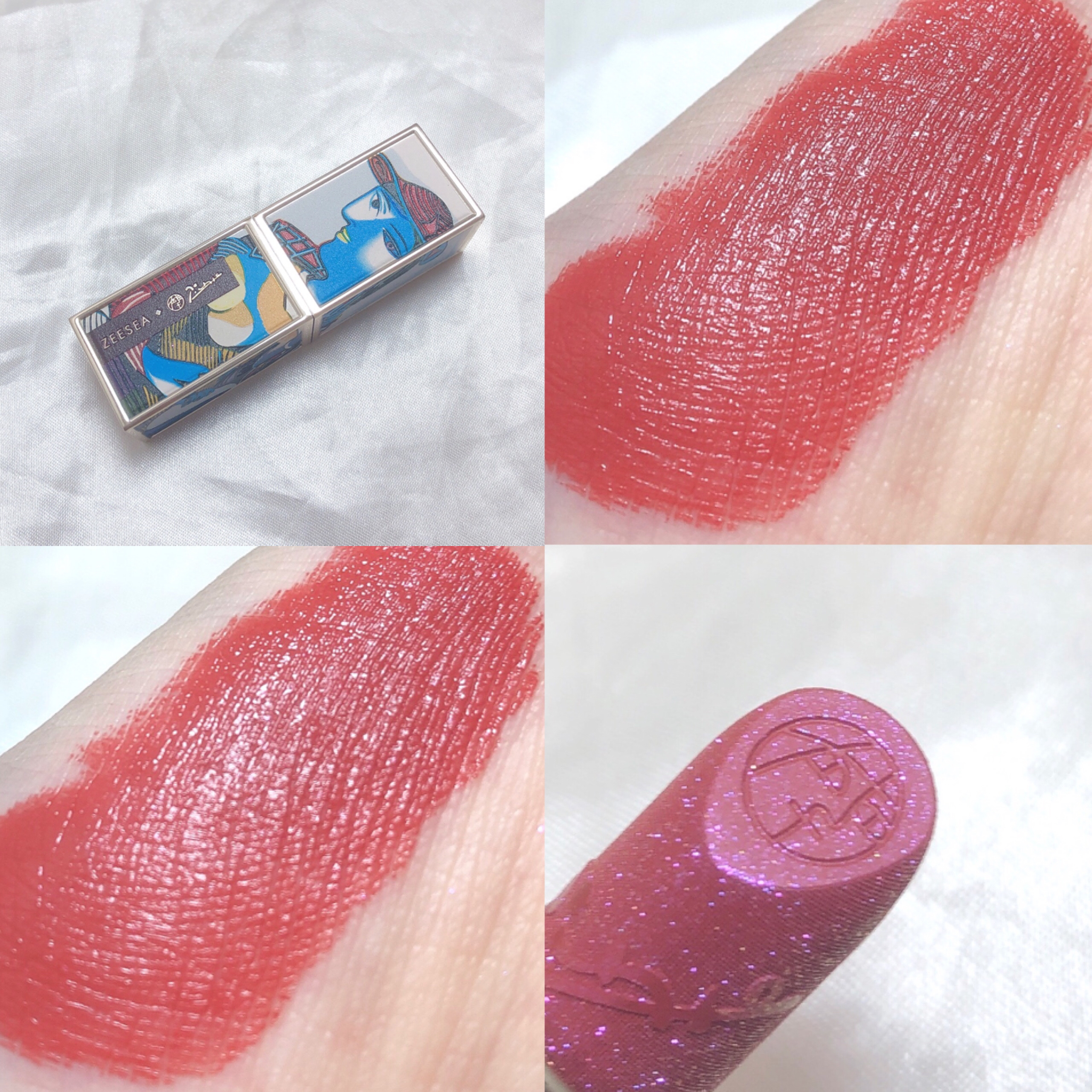 ピカソベルベットマットリップスティック/ZEESEA/口紅を使ったクチコミ（2枚目）